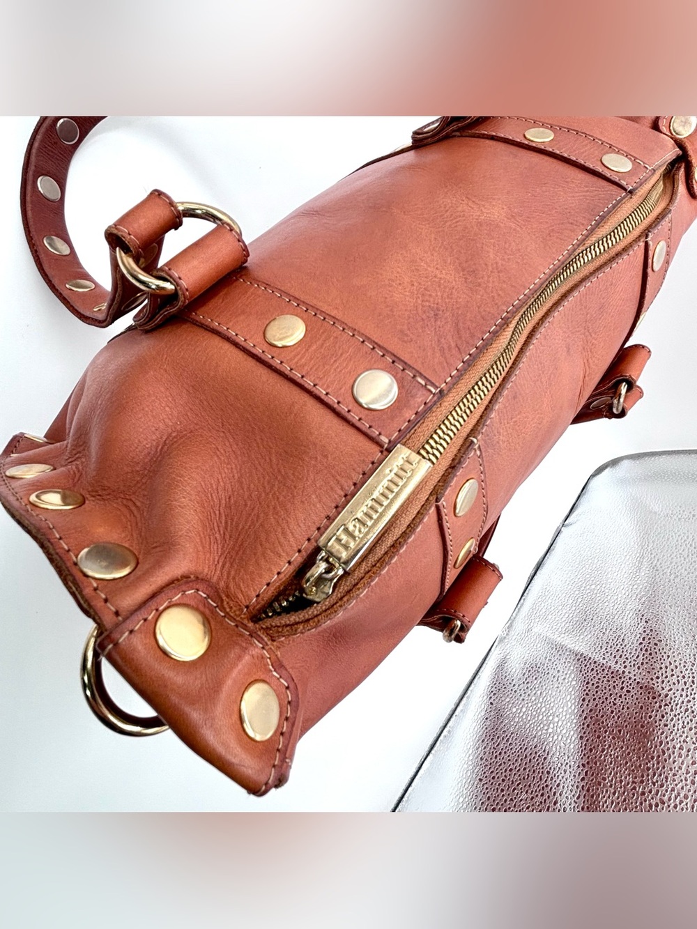 Hammitt Westwood Bag w/ Distinctive Gold-tone Studded Hardware - Picture 8 of 16